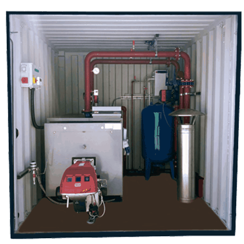 boiler hire rent containerised Cross hire services